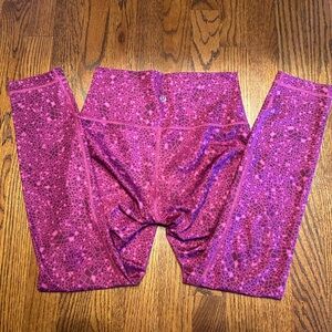 Lululemon pink leggings size 4